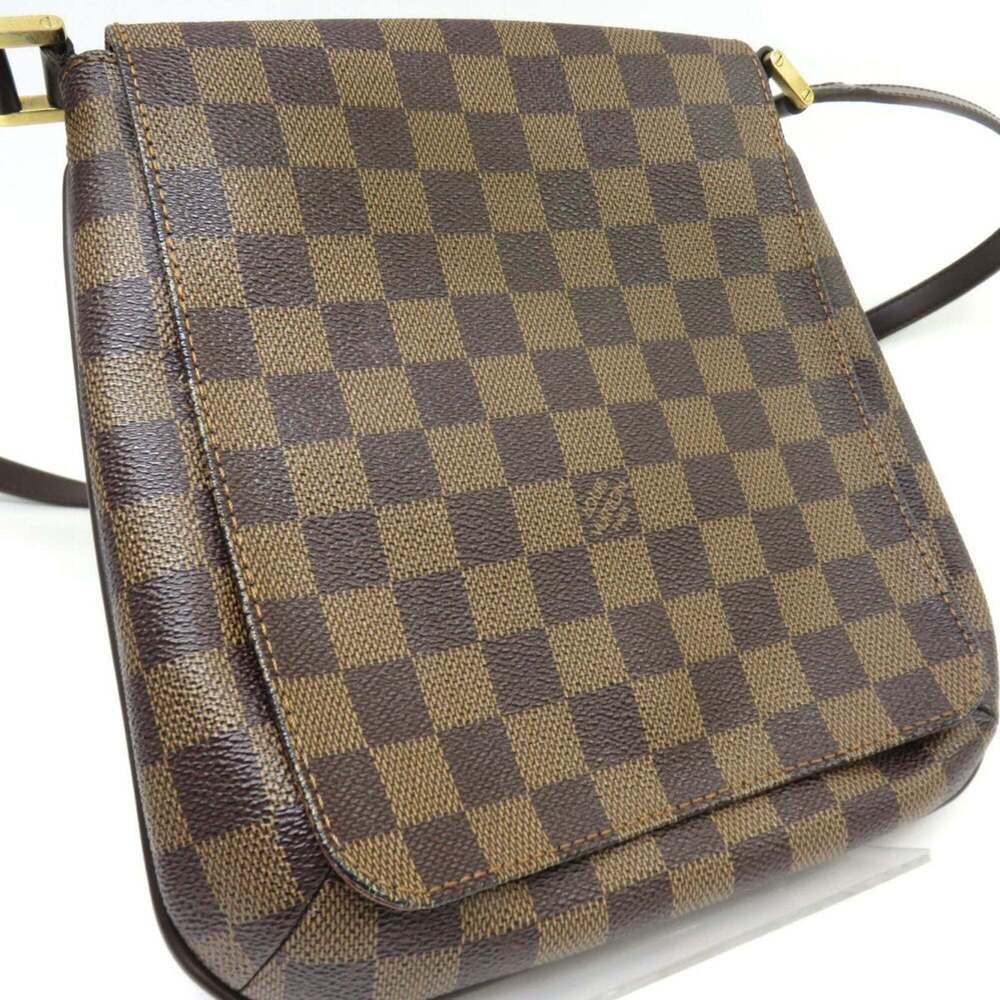 LOUIS VUITTON Authentic Brown Damier Shoulder Bag - Picture 7 of 8